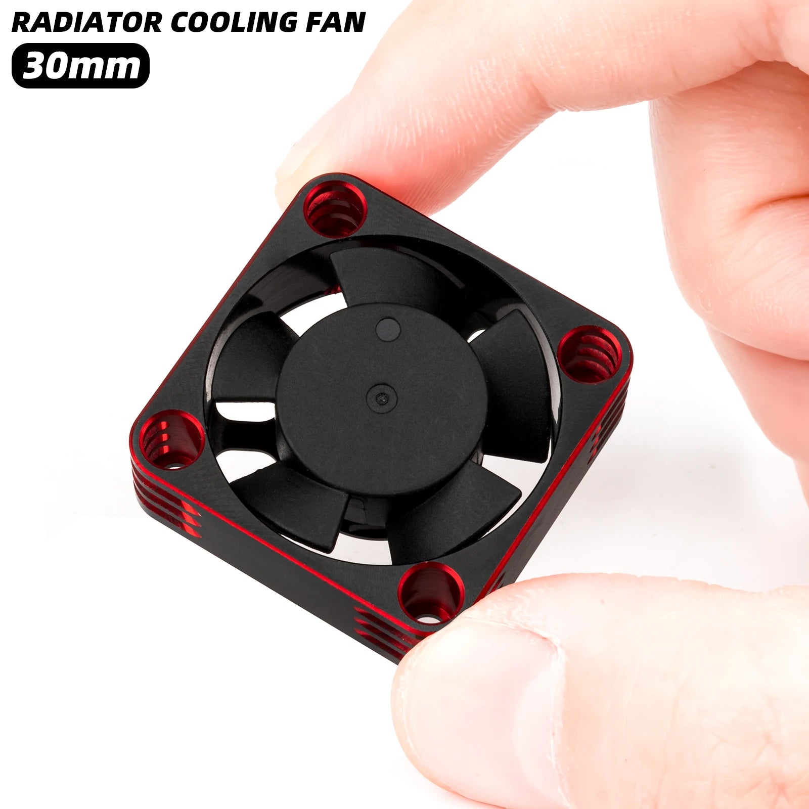 RC 25/30/35/40/50mm Fan 28000 RPM Heat Dissipation Cooling Fan for RC Crawler 1/10 1/8 1/5 Motor Brushless/Brushed ESC RC Car