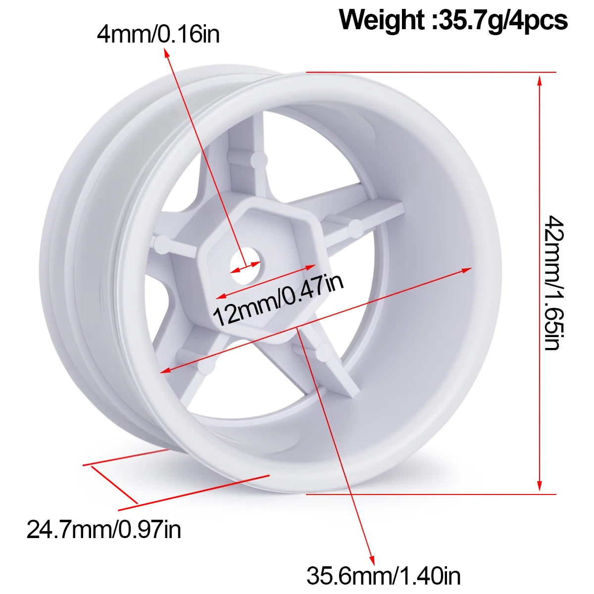 RC Racing Wheels Rims and Tires 12mm Hex for Tamiya 1/10 M03 M04 M05 MB01 MF01 XM01 SW01 T301 Accessories