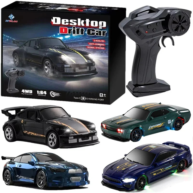 1/43 & 1/64 High-Speed Drift's - 4WD Remote Control Mini Racing Toy