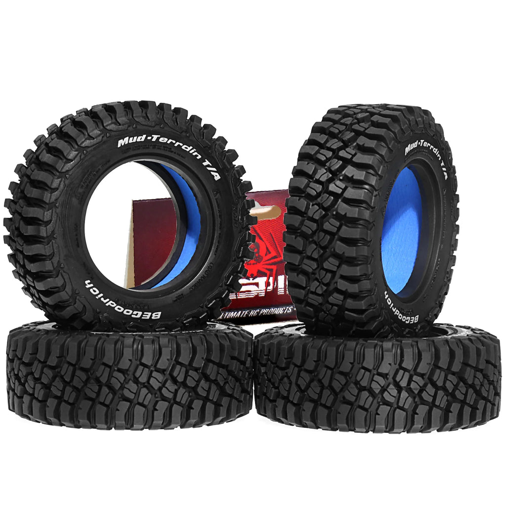RC Rock Crawler 1.9Inch Tires 89-90mm Tyre For 1/10 RC4WD D90 D110 AXIAL SCX10 II III CAPRA TRAXXAS TRX-4 TRX-6 RGT 1.9" WHEEL