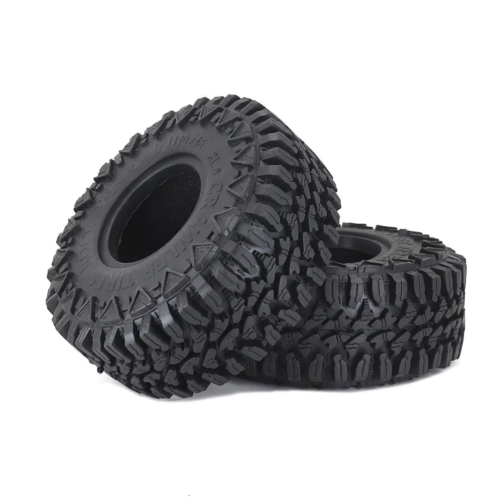 4pcs 110mm Dirt 1.9 "rubber Tires For 1/10 Rc Track Axle Scx10 Pro Capra Trxs Trx4 Rc4wd D90 Redcat