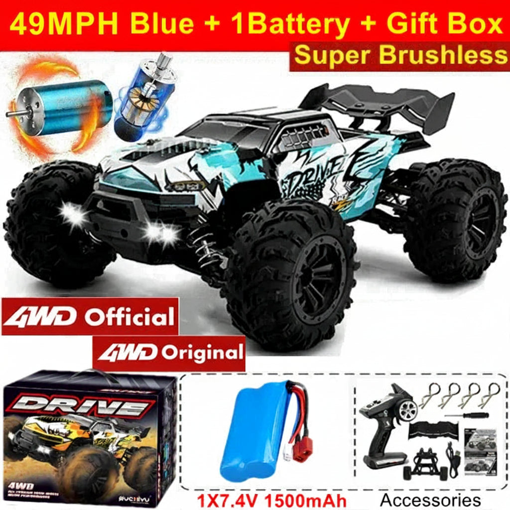 1/16 Scale 4WD Off Road Basher- Available Brushed or Brushless Motor