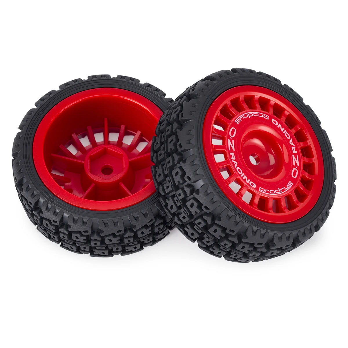 Glued 68x26mm Rubber Tires & Wheels for 1/10 RC Rally Car TT01 TT02 XV-01 HPI Upgrade