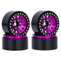1.9" Aluminum Beadlock Wheels for 1/10 RC Crawler - Compatible with Axial SCX10, Wraith, TRX4, TRX6, D90, Tamiya, Capra （4Pcs ）