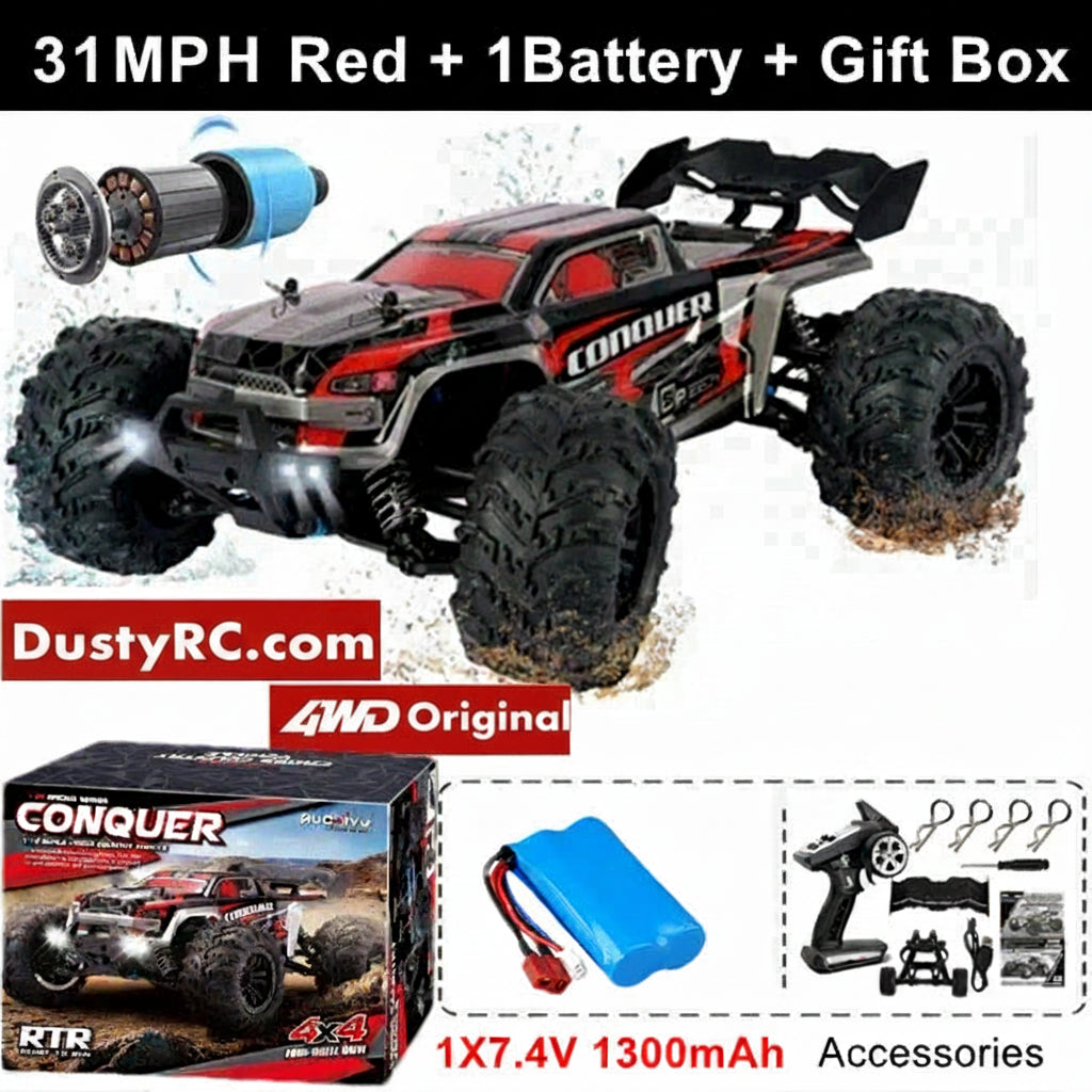 1/16 Scale 4WD Off Road Basher- Available Brushed or Brushless Motor