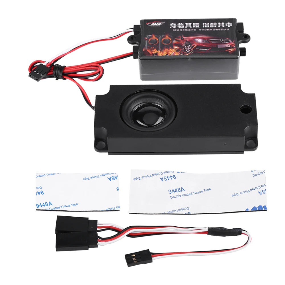 RC RC Engine Sound RC Car Engine Sound Simulated Module Set Simulator with Speaker for 1/10 Vehicle Cars Model RC Engine Sound