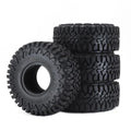 4pcs 110mm Dirt 1.9 "rubber Tires For 1/10 Rc Track Axle Scx10 Pro Capra Trxs Trx4 Rc4wd D90 Redcat