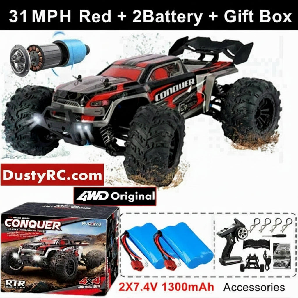 1/16 Scale 4WD Off Road Basher- Available Brushed or Brushless Motor