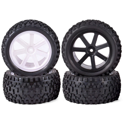 1/10 RC Car Wheels & Tires - 12mm Hex