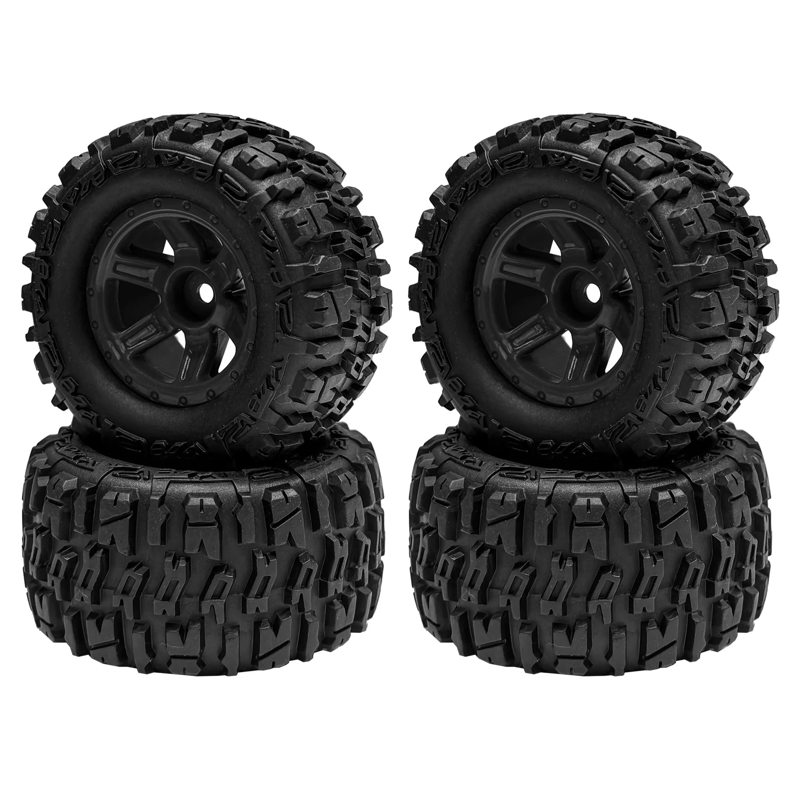 90mm RC Rubber Wheel Tires 12mm Hex Hub RC Car Tyre For 1/14 1/16 1/18 MJX Hyper Go Wltoys Axial SCX10 Traxxas Upgrade Parts