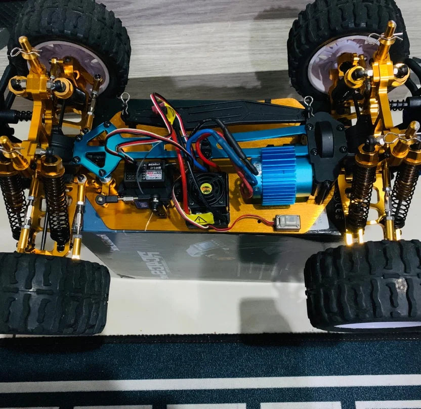 RC Car 04001 Aluminum Alloy Chassis For 1/10 HSP 94107 94170 94118 94111 RC Buggy, Monster, Truck or Custom Build