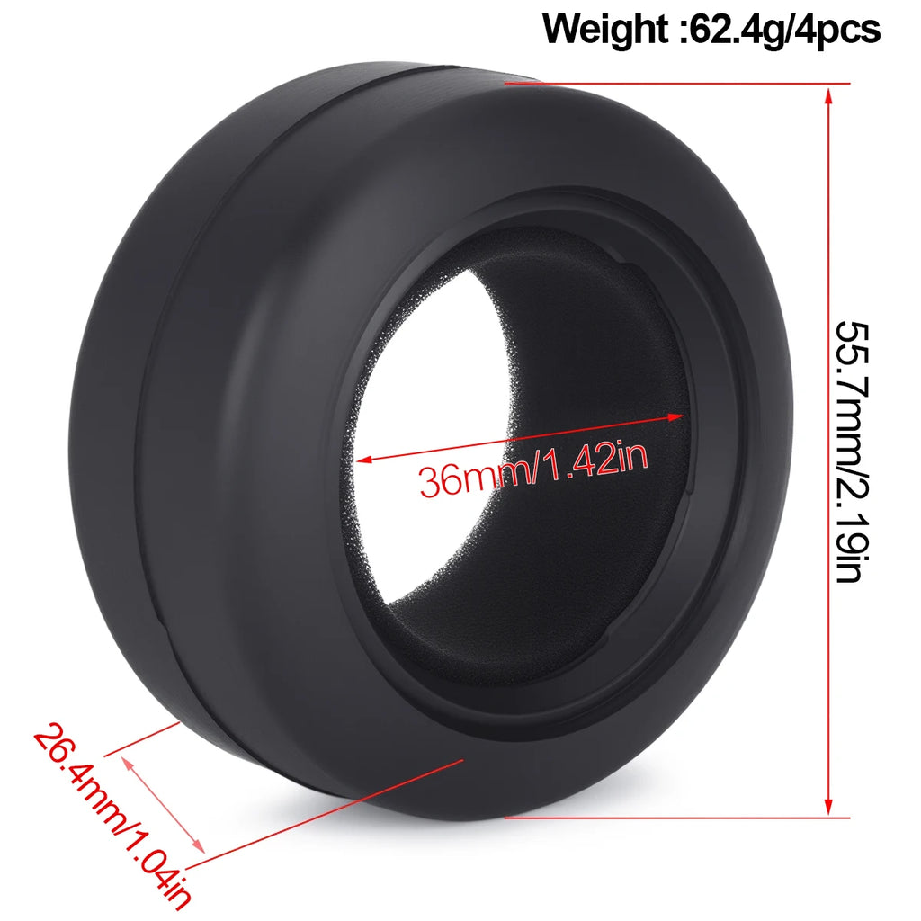 RC Racing Wheels Rims and Tires 12mm Hex for Tamiya 1/10 M03 M04 M05 MB01 MF01 XM01 SW01 T301 Accessories