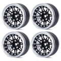 1.9" Aluminum Beadlock Wheels - Adjustable Offset Wheel Rims for 1/10 RC Crawler, Fits TRX4, Axial SCX10, Redcat GEN8, RC4WD D90