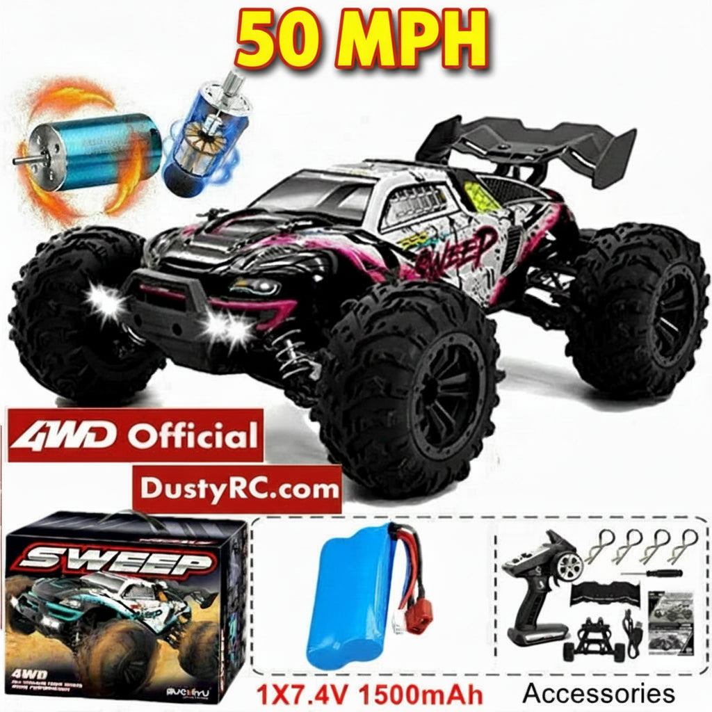 1/16 Scale 4WD Off Road Basher- Available Brushed or Brushless Motor
