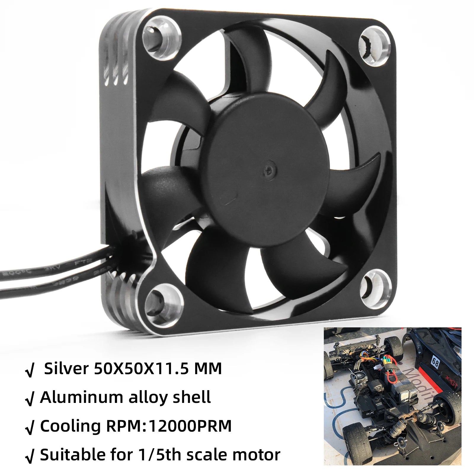 25/30/35/40/50mm Fans 28000 RPM Heat Dissipation Cooling Fan