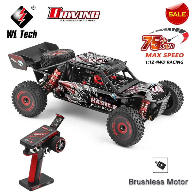 1:12 WLtoys 124016 124019 Pro - 4WD RC Car - High Speed Brushless Motor