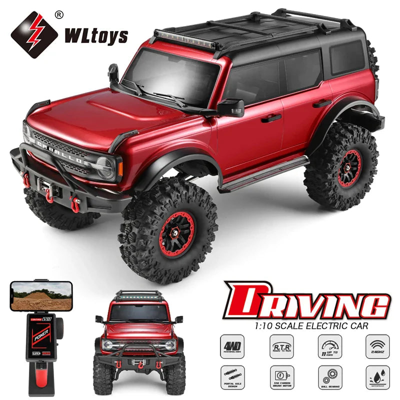 1/10 WLtoys 104020 RC Car - 4WD Off-Road Scale Crawler