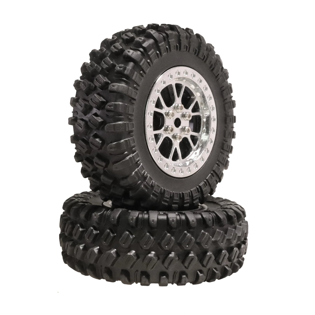 4 Pcs/Set RC Rubber Tyre 70mm 1/12 Tires Wheel Compatible for 1:12 RC Car Racing Car MN90 MN91 MN99 MN99S 1:16 WPL C14 C24 C54