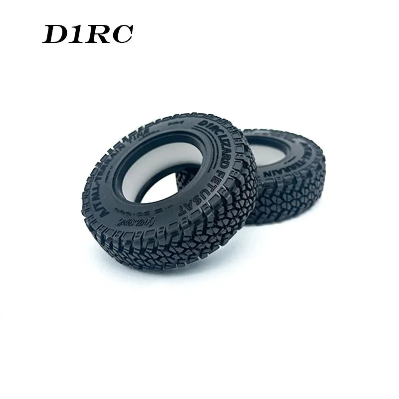1.9-inch Rubber Tires for 1/10 RC Crawler Car TRX4 Defender Bronco AXIAL SCX10 RC4WD D90 D110 Sport Jeep Chevrolet Wheel Parts