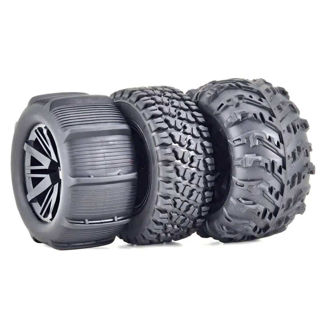 Tires for RC Car Wheel 4PCS 12mm Hex RC Car Tires for SCY 16101/2/3 MJX 16208/9 14209 JJRC Q130 C8805 HBX Wltoys Car 6304