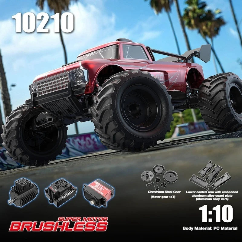 MJX 1:10 10210 Brushless 4WD Monster Truck - RTR