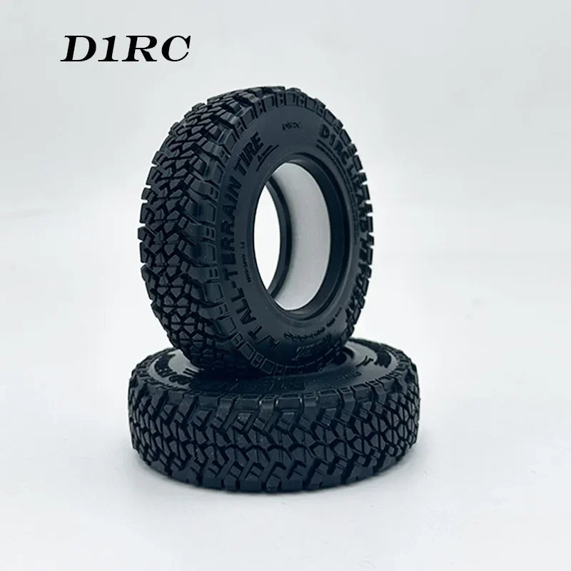 1.9-inch Rubber Tires for 1/10 RC Crawler Car TRX4 Defender Bronco AXIAL SCX10 RC4WD D90 D110 Sport Jeep Chevrolet Wheel Parts