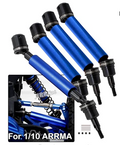IRonManRC ARRMA 1/10  4X4 3S FRONT & REAR DRIVE SHAFTS ( 4 PACK )