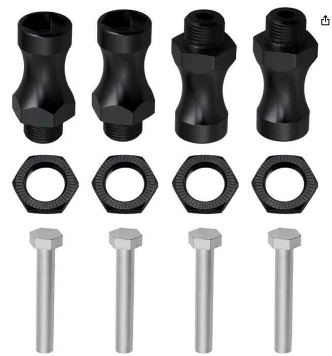 IRonManRc Aluminum 12mm to 17mm Wheel Extension Hex Drive Hub