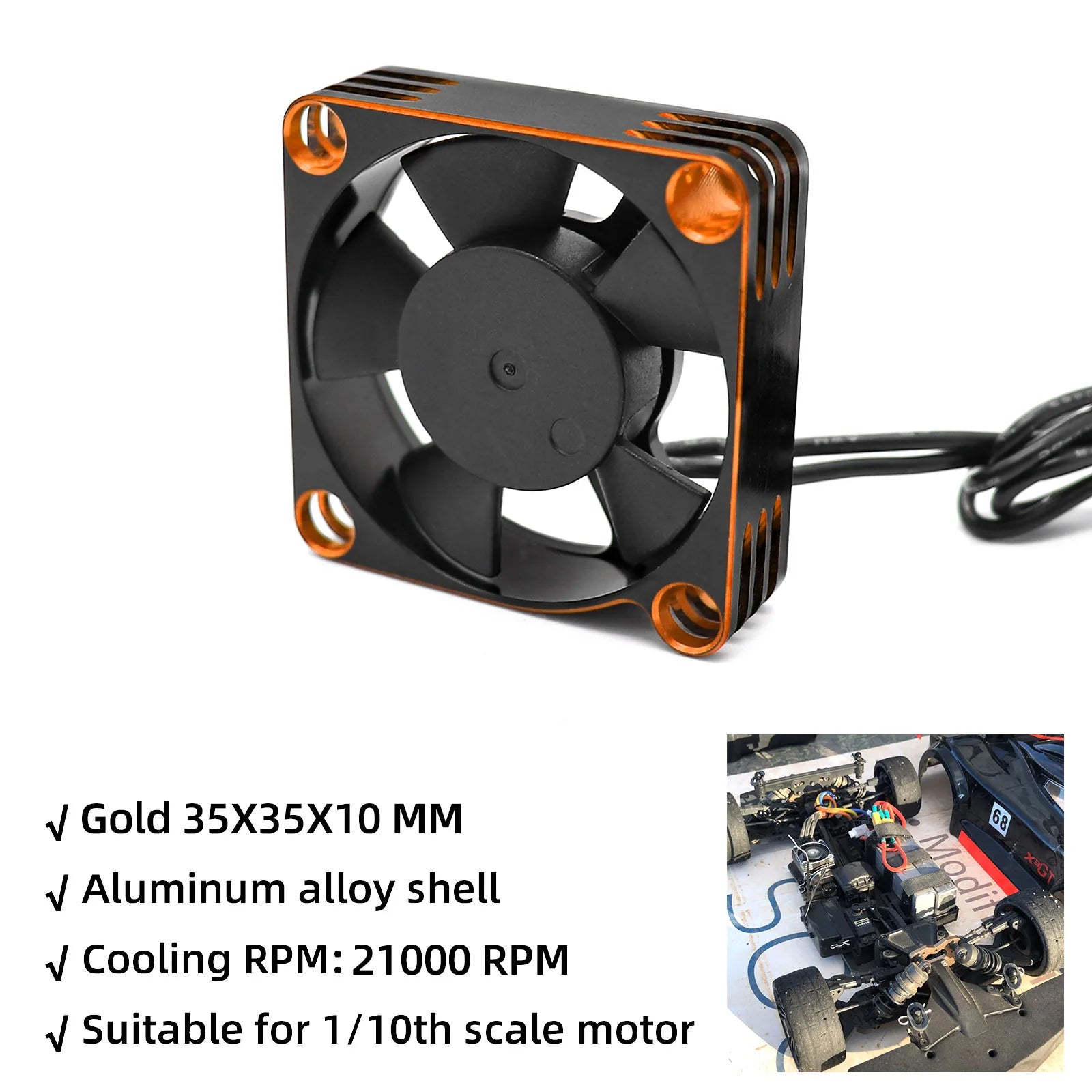 25/30/35/40/50mm Fans 28000 RPM Heat Dissipation Cooling Fan