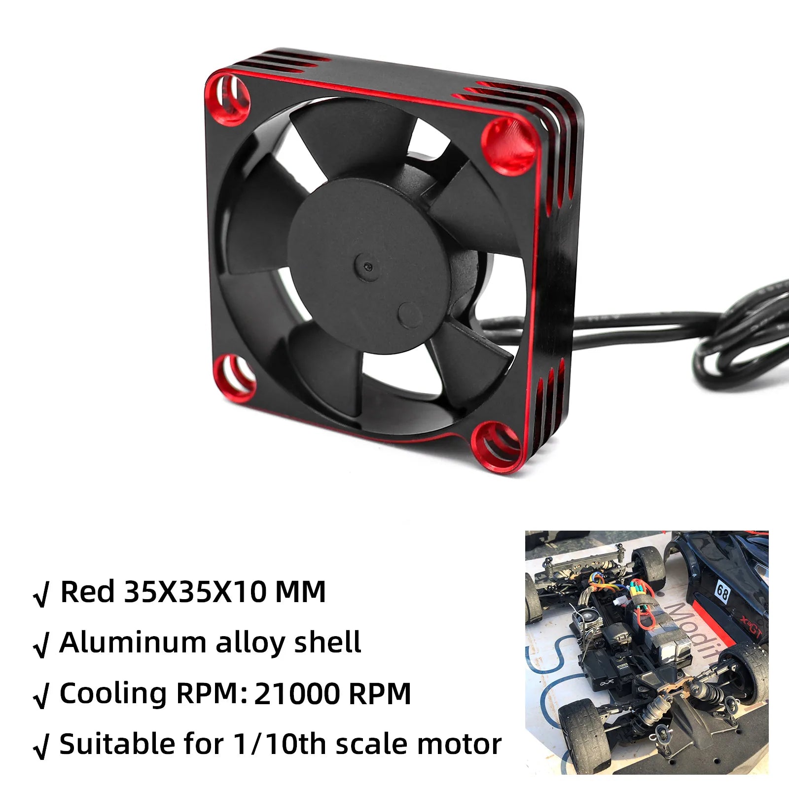 25/30/35/40/50mm Fans 28000 RPM Heat Dissipation Cooling Fan