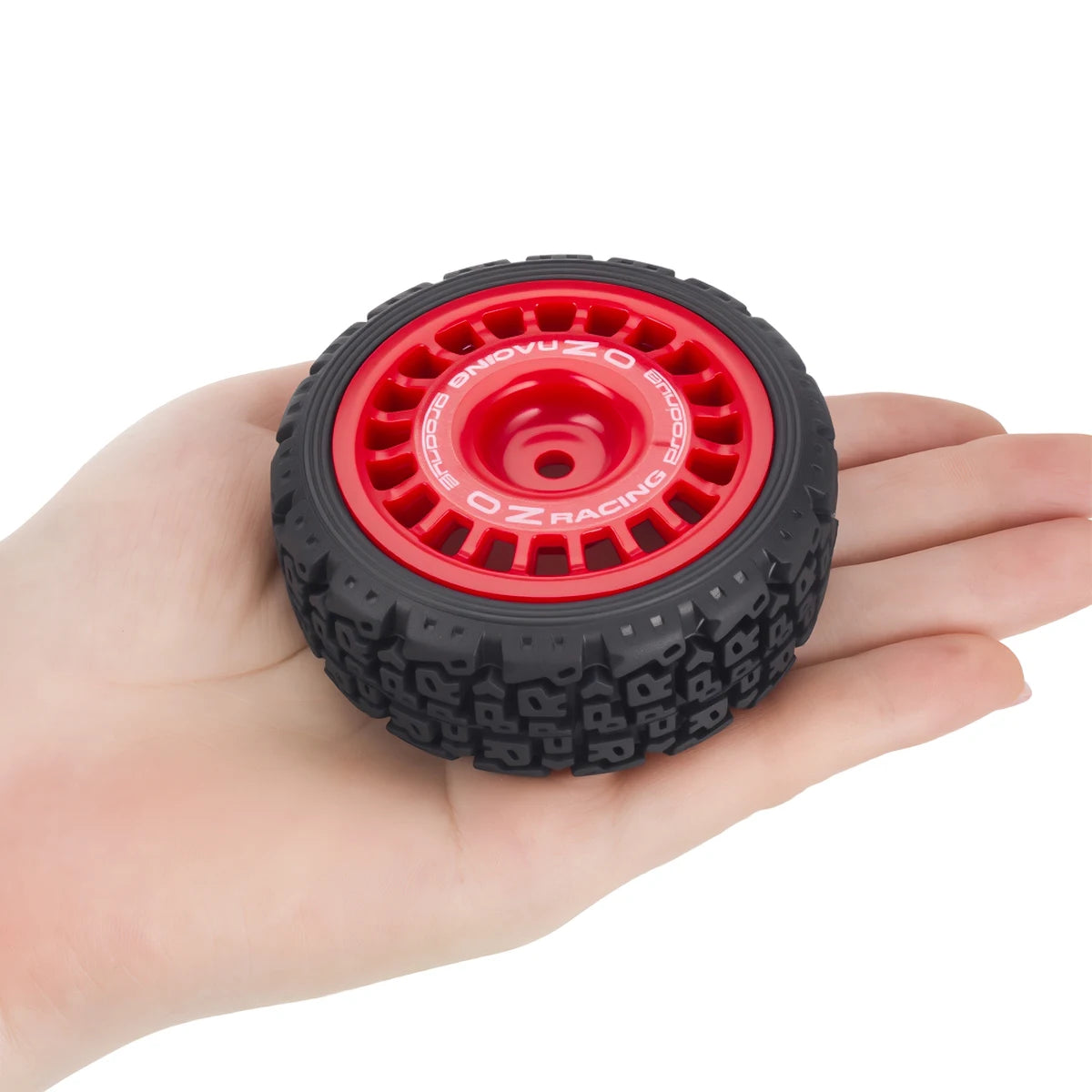 Glued 68x26mm Rubber Tires & Wheels for 1/10 RC Rally Car TT01 TT02 XV-01 HPI Upgrade