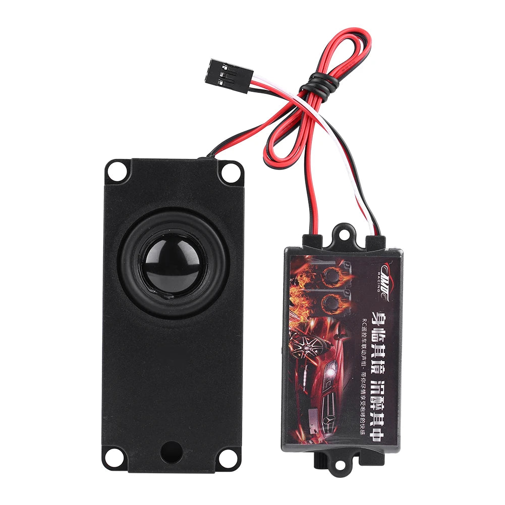 RC RC Engine Sound RC Car Engine Sound Simulated Module Set Simulator with Speaker for 1/10 Vehicle Cars Model RC Engine Sound
