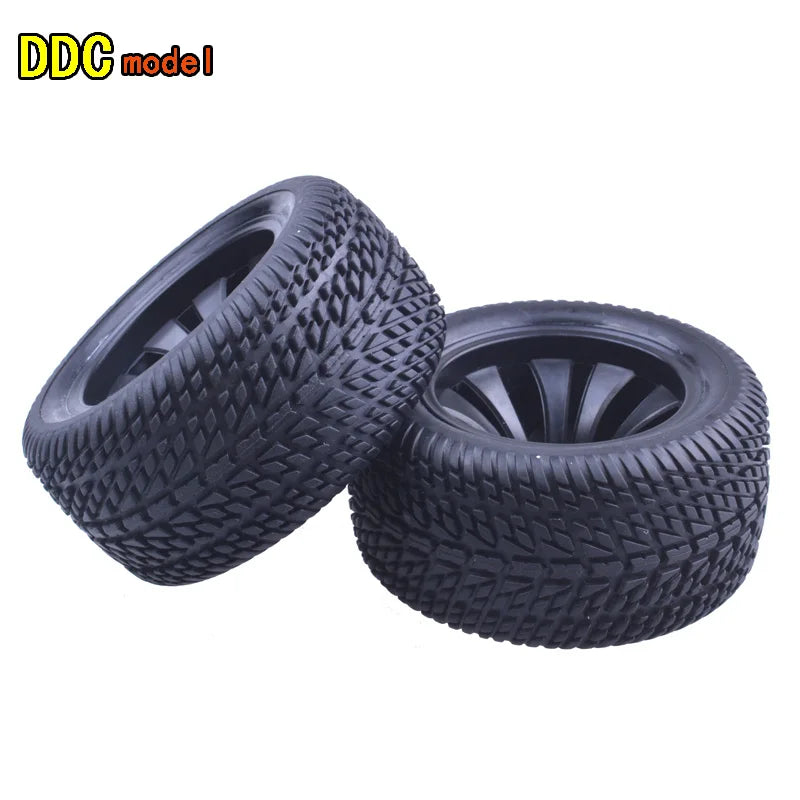 DIY wheel 1/12 Rubber Racing Car Tyre Tires & Plastic Hubs Wheel Rims for 1:12 RC Car Racing Car RC Spare Parts Wheel Tire