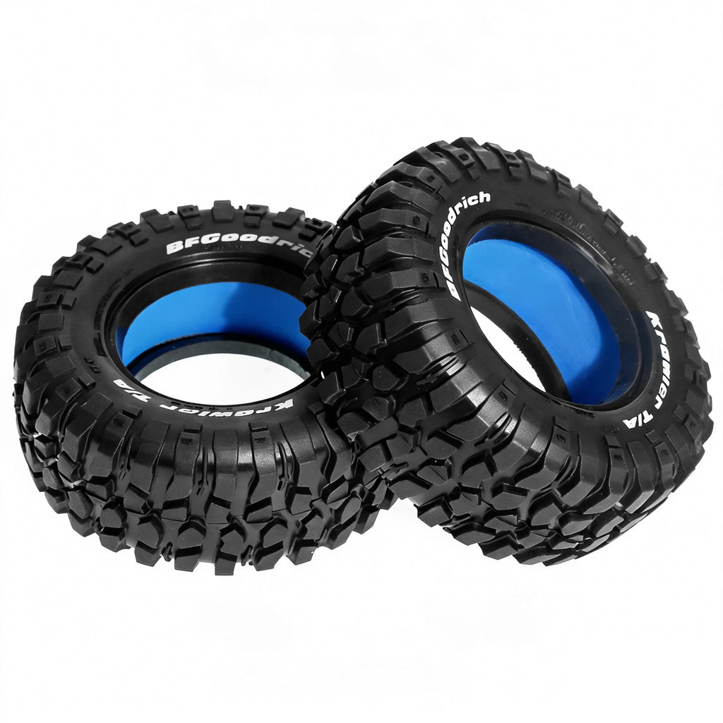 98mm 1.9'' Rubber Tire for 1/10 RC Crawler – Fit Axial SCX10 Pro, TRX4, RC4WD D90, Redcat Gen8, MST – High Traction