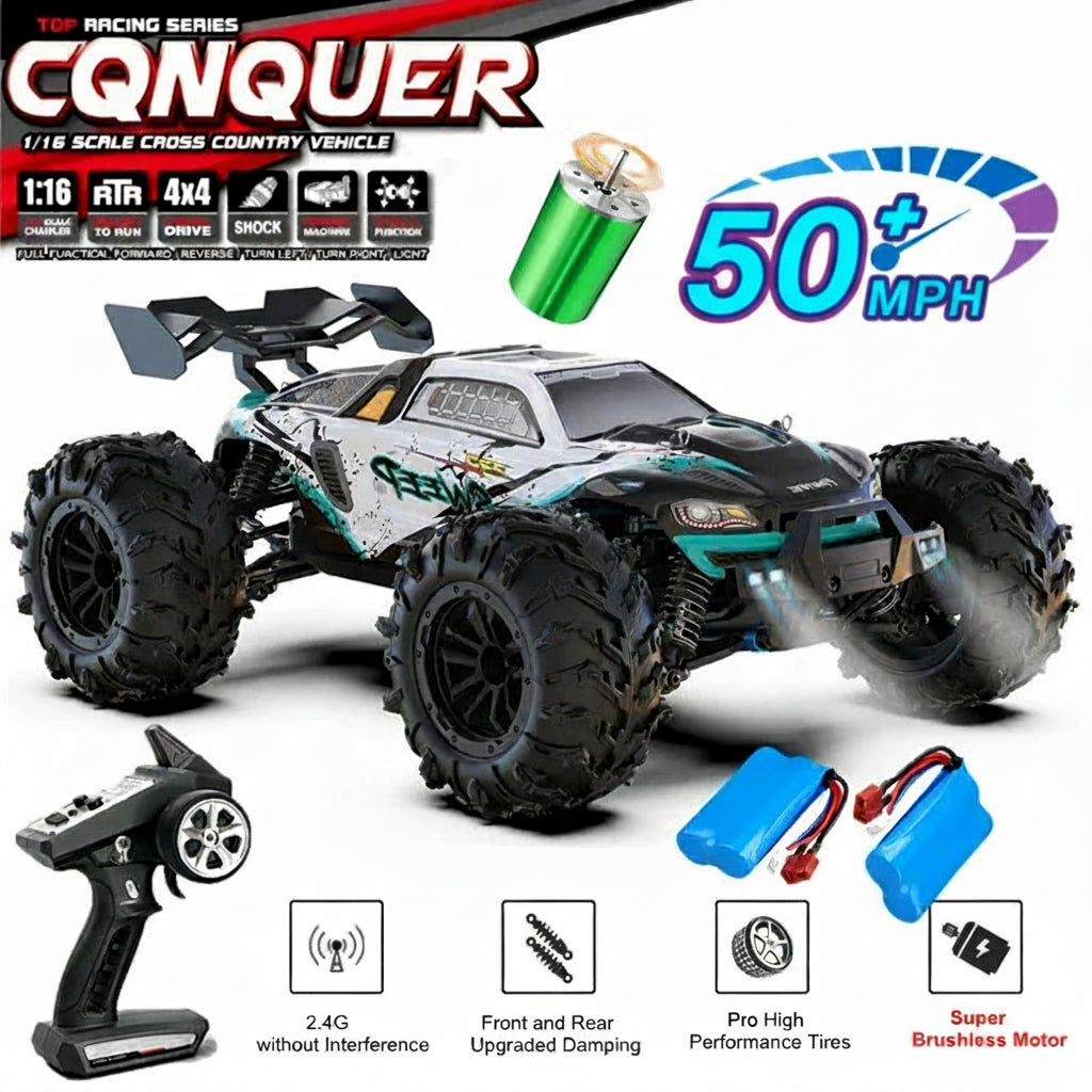 4WD Remote Control Car Off Road 4x4 RC High Speed Buggy Truck Super Brushless 50 or 80KM/H Fast Drift Racing Toy Kids Adults