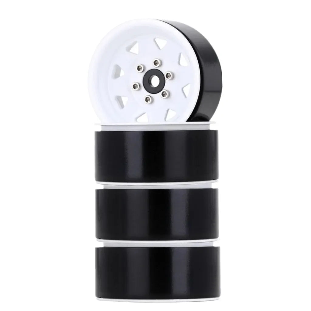 Metal 1.9” Beadlock Wheel Rims for 1/10 RC Crawler Car – 3 Stylish Designs, Durable & Precision Fit for Axial SCX10 TRX4 Redcat