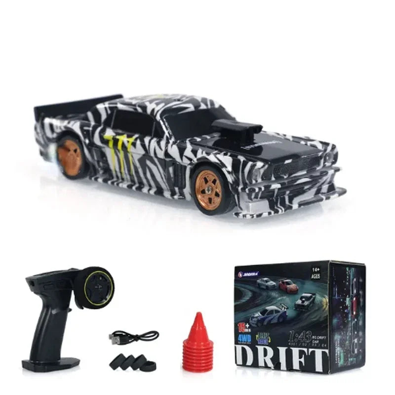 1/43 - 2.4G RC Drift Car's - 4WD High Speed,Four Wheel Drive Radio Controlled Mini