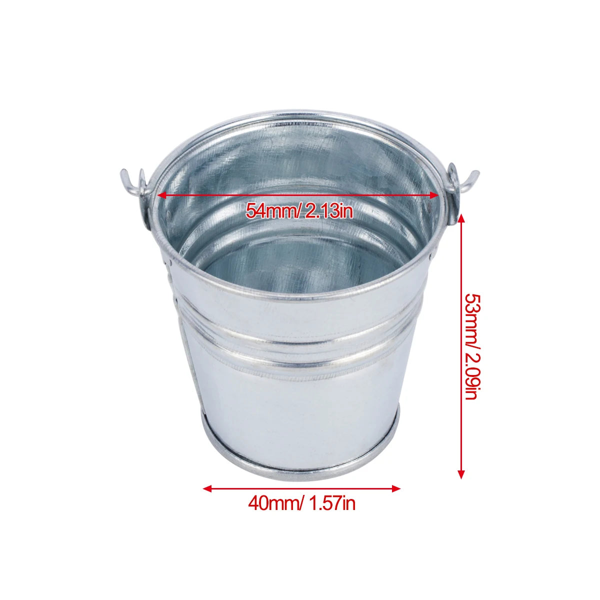 RC 1/10 Scale Garage Decoration  Jerry Can, Bucket, Shipping Case, Ladder, Metal Shovel