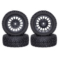 RC Off-Road Tires & Wheels 1.9 Inch 75mm with 12mm Hex for Traxxas TRX4 Axial SCX10 WLtoys 144001 Tamiya 1/10 1/12