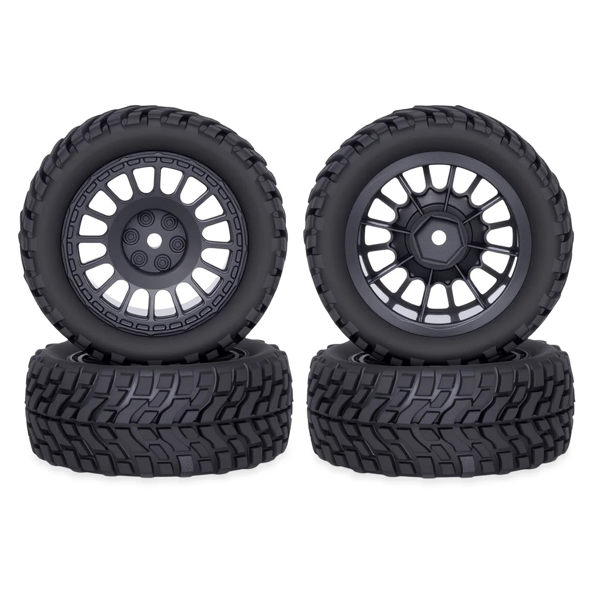 RC Off-Road Tires & Wheels 1.9 Inch 75mm with 12mm Hex for Traxxas TRX4 Axial SCX10 WLtoys 144001 Tamiya 1/10 1/12