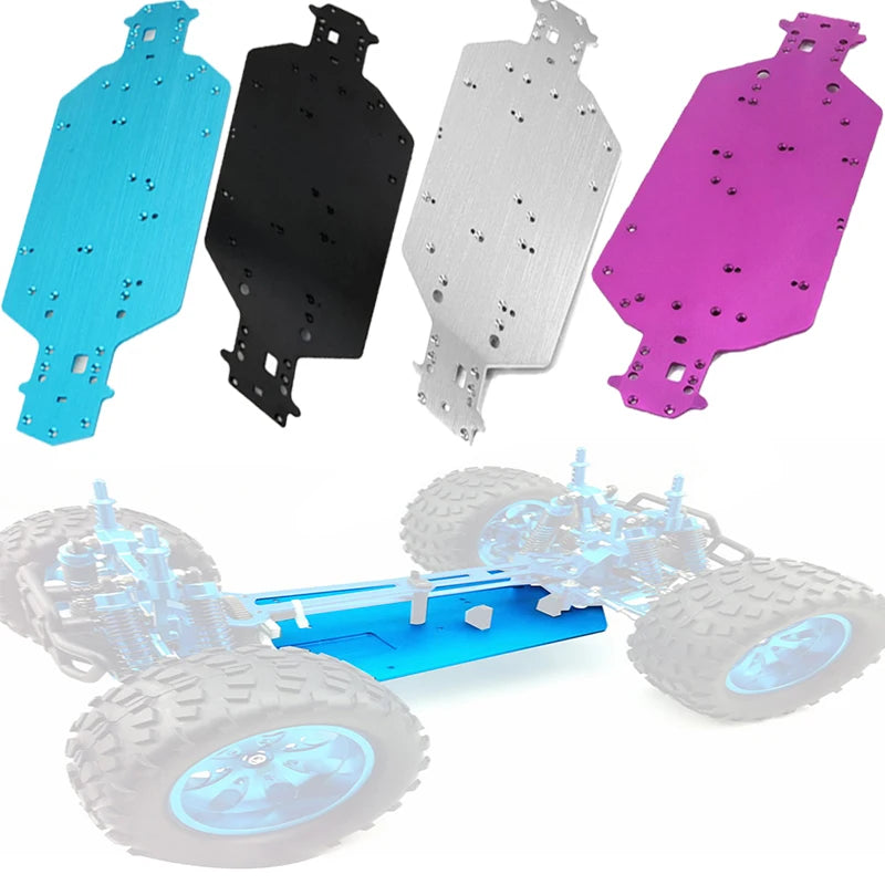 RC Car 04001 Aluminum Alloy Chassis For 1/10 HSP 94107 94170 94118 94111 RC Buggy, Monster, Truck or Custom Build