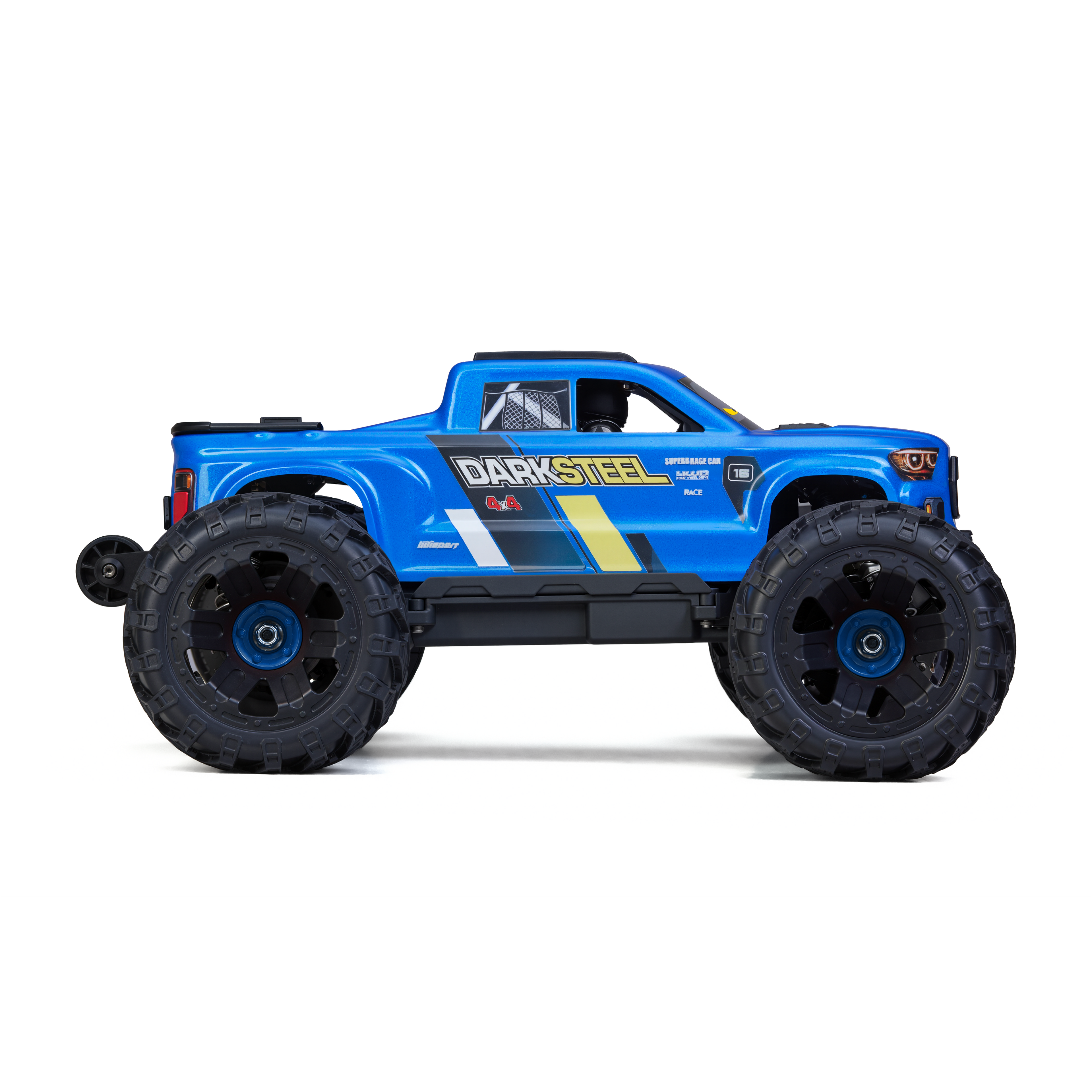 UD1610PRO 1/16 4X4 RC Monster Truck RTR with 2 LiPo Batteries, 2S/3S Compatible, 3800KV Brushless Power System