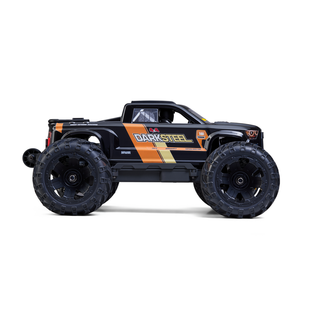 UD1610S 1/16 4X4 RC Monster Truck, RTR, 2S-3S Battery Compatible, 4700KV Brushless Motor