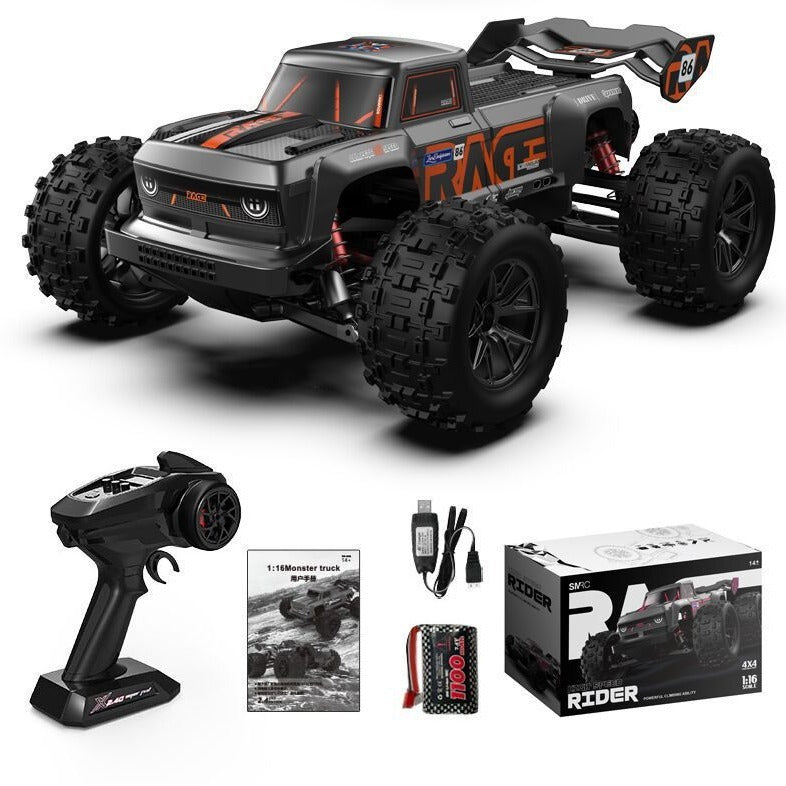 1/16 Four-wheel Drive Brushless Remote Control Basher!
