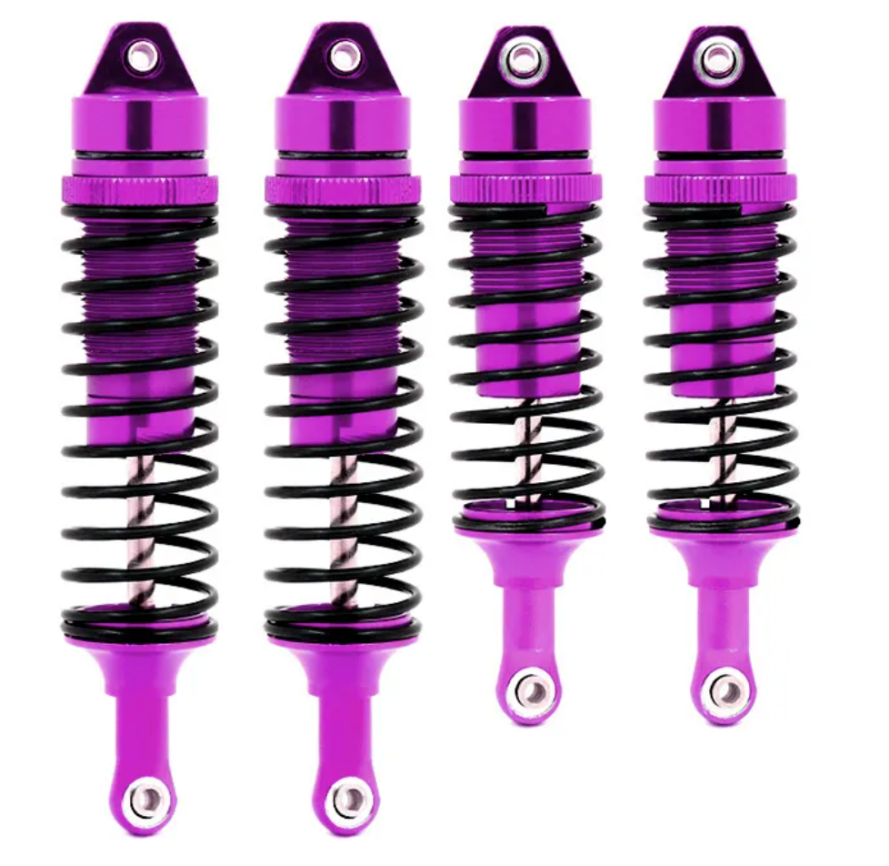 1/10 Metal Front & Rear Shock Set For Traxxas Slash, Rustler, Stampede