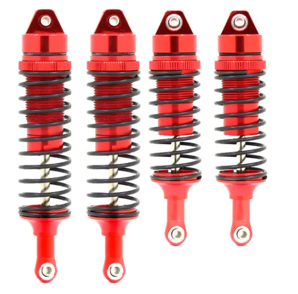 1/10 Metal Front & Rear Shock Set For Traxxas Slash, Rustler, Stampede
