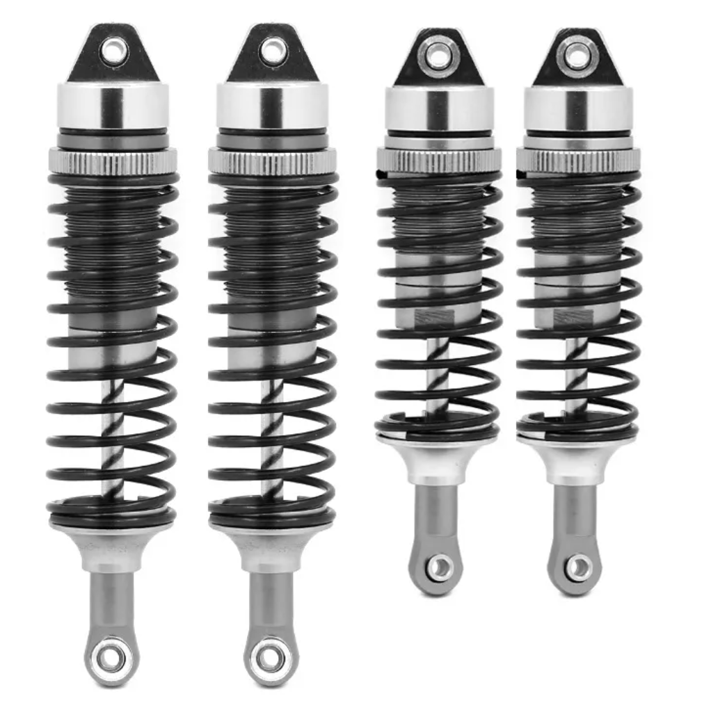 1/10 Metal Front & Rear Shock Set For Traxxas Slash, Rustler, Stampede
