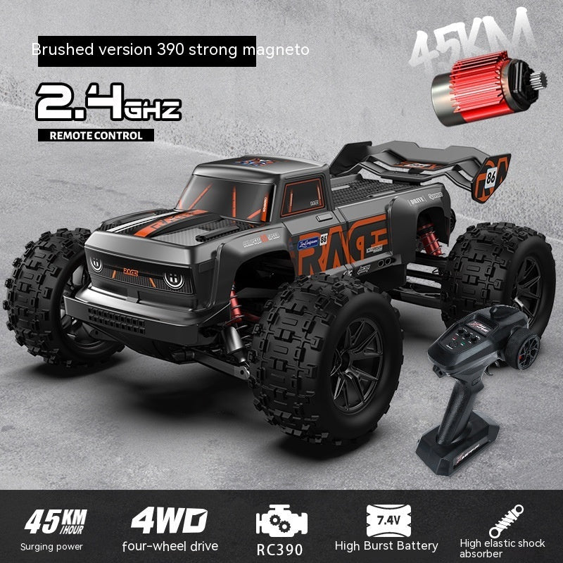 1/16 Four-wheel Drive Brushless Remote Control Basher!