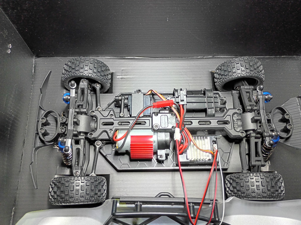 HB Toys Livery Drift Race 1/12 Scale 4WD RC Truck with Smart Gyro Steering Assist & Front/Rear/Roof Light Bar Kit