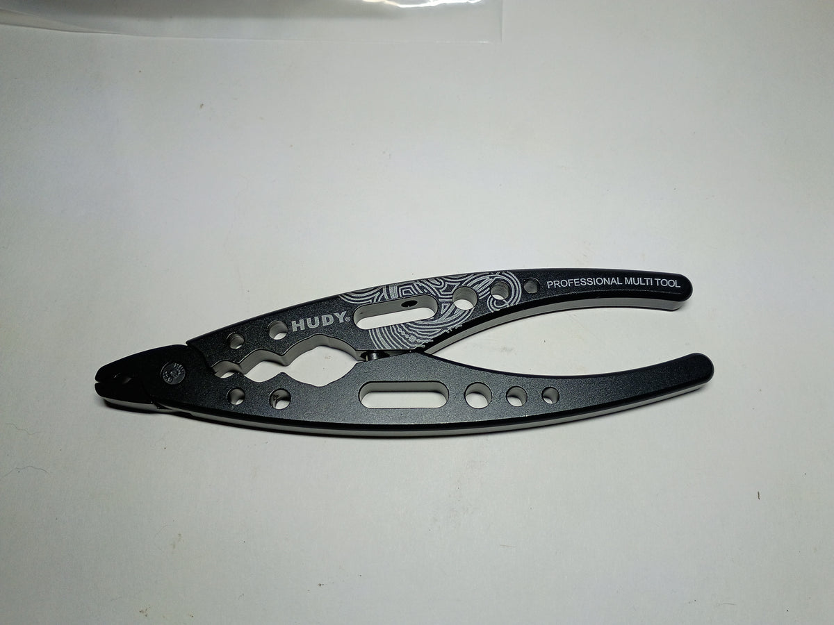 Universal RC Multi Tool Pliers for 1/8, 1/10, 1/12, Scale Shock Bodies, Turnbuckles, and 4mm/5mm Connector Soldering